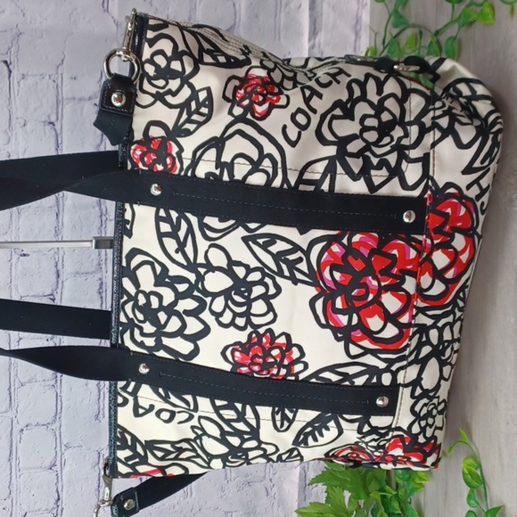 Coach Poppy Flower Graffiti Large Tote - Picture 5 of 15